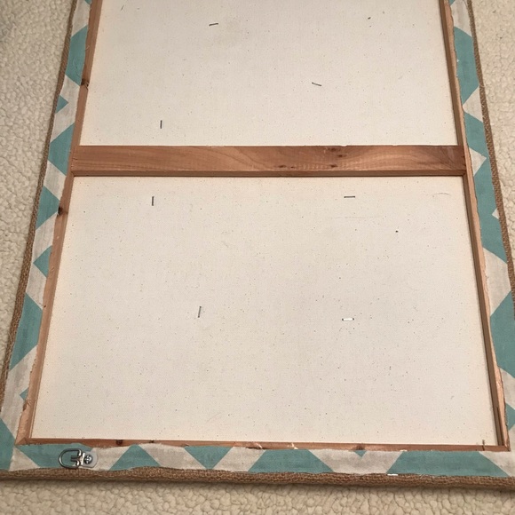 JMA White Wooden Script Monogram on Burlap Canvas
Initials JMA or JAM Monogram - Picture 5 of 9